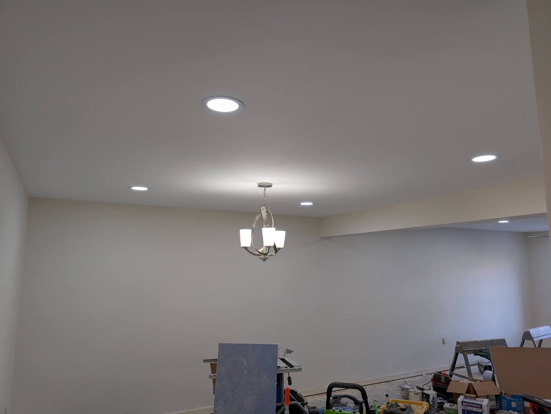 Recessed lighting install